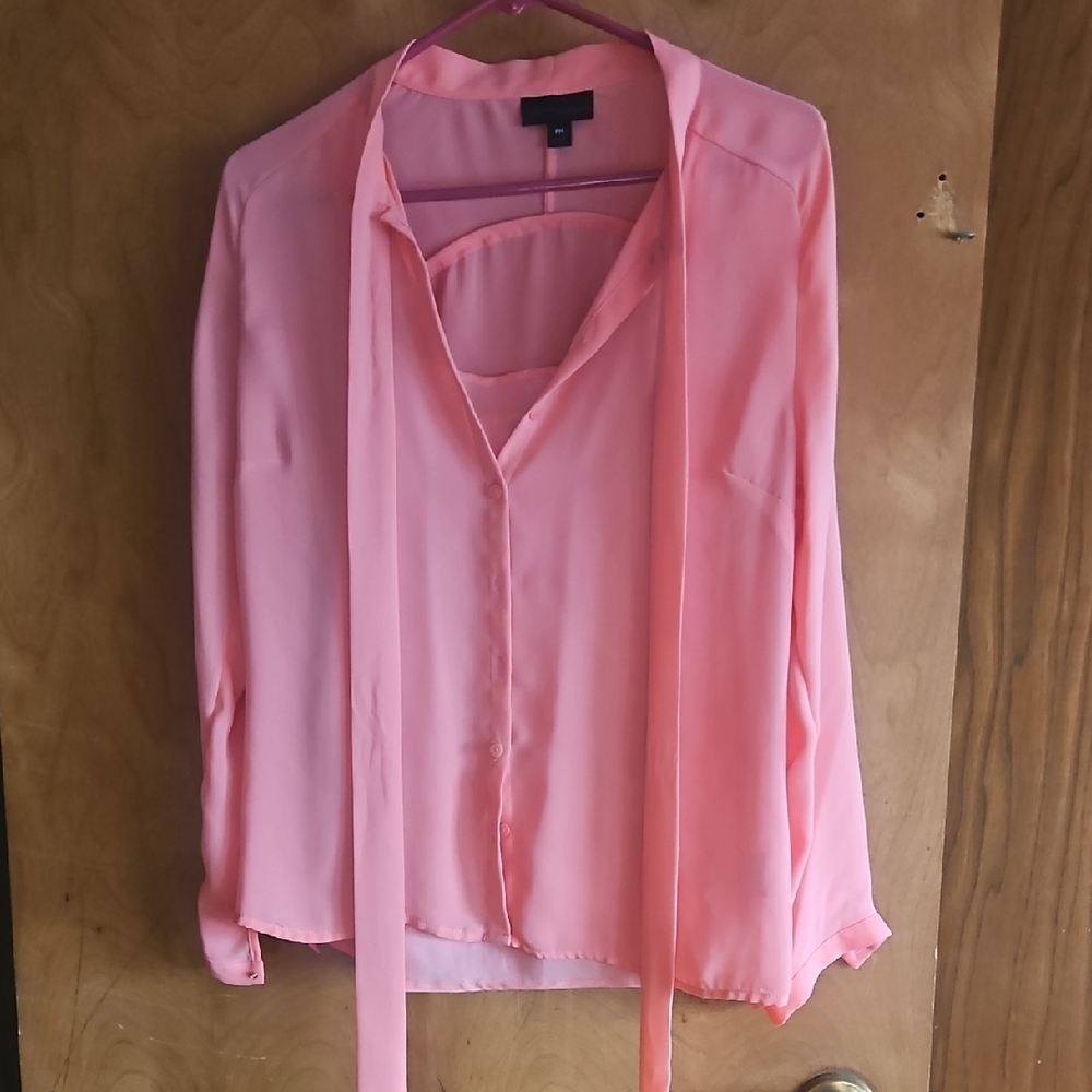 Elegant Pink Women's Blouse